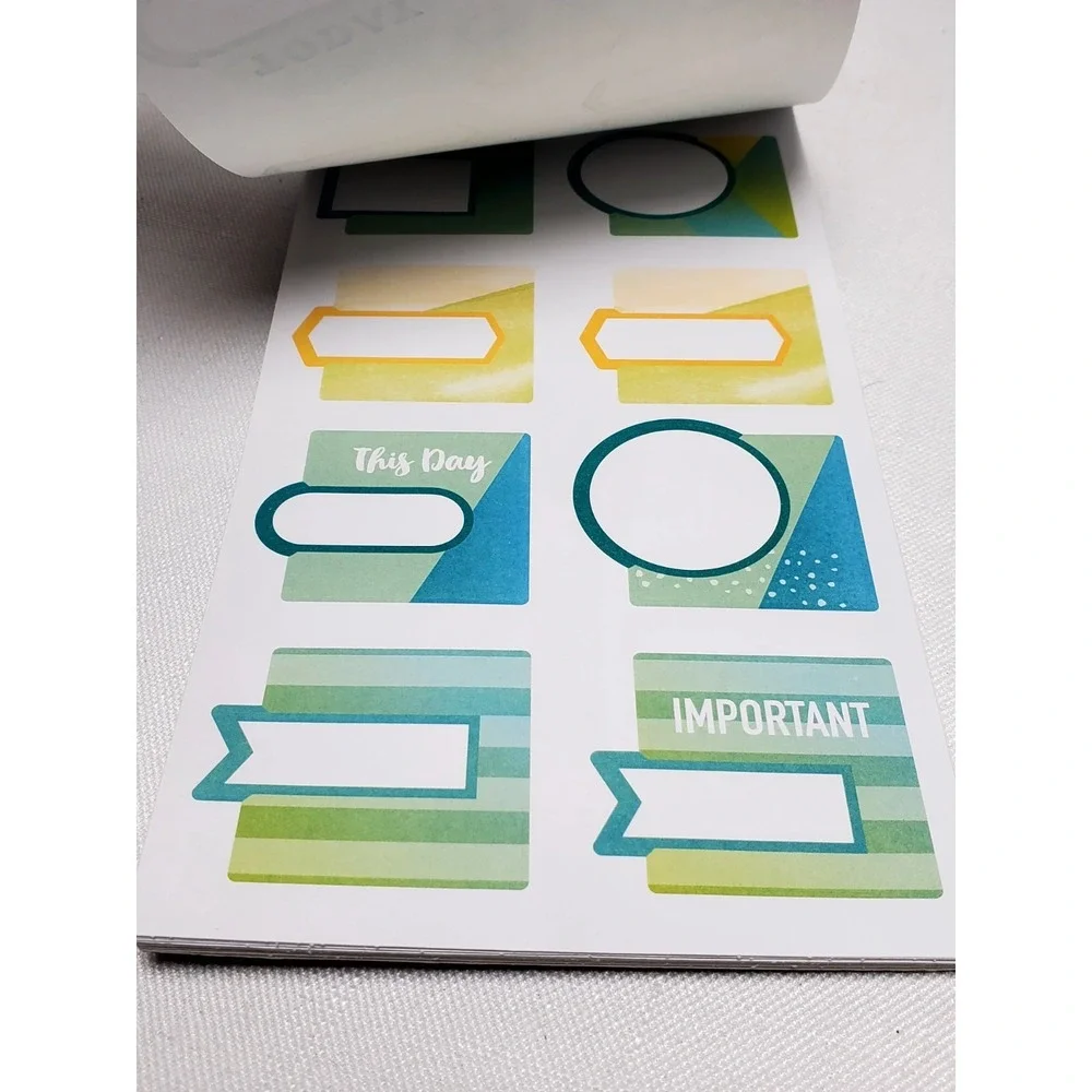 The Happy Planner Layered Boxes Sticker Book‎ 356 Pieces Me & My BIG Ideas New